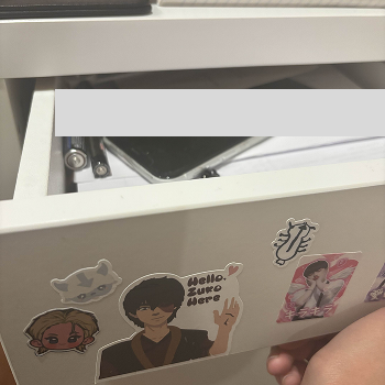 A diagram showing how the circuit would be incorporated into the desk drawer