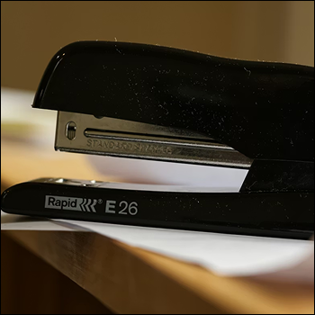 a stapler in use Unsplash. https://unsplash.com/photos/a-black-stapler-rests-on-a-desk-with-papers-qWM6whL_7vM
.<br><audio controls src='audio/stapler3.mp3'></audio>