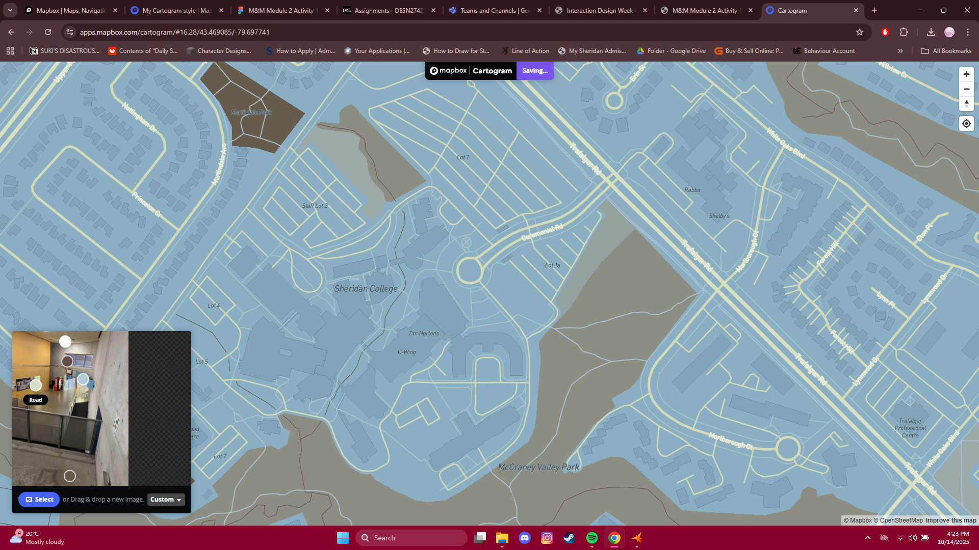 Adjusted this one again and changed the roads colour